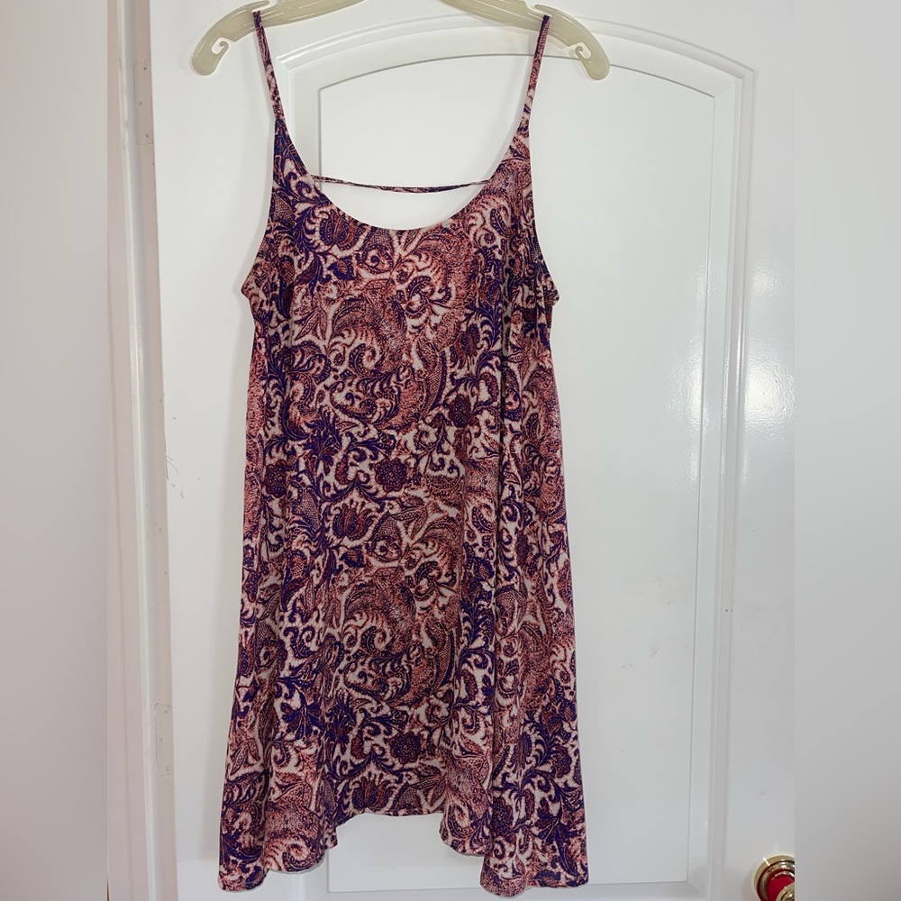 Free people pink paisley dress, great condition